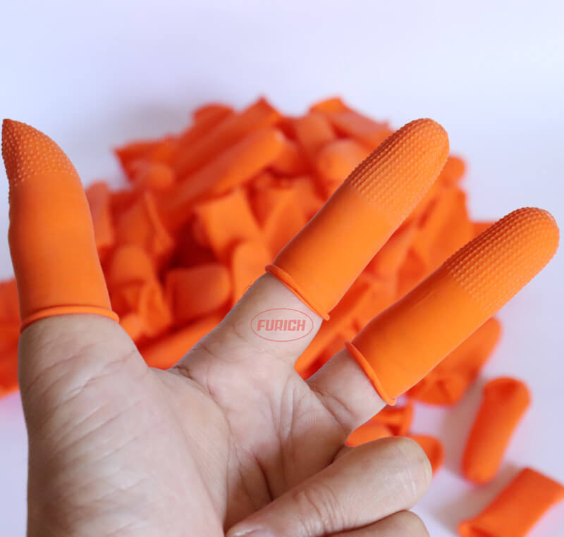 Bao ngón tay cam sần 6 Bao ngón tay cam sần