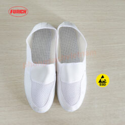 Giày phòng sạch mặt lưới cổ chun 3 Giày phòng sạch mặt lưới chống tĩnh điện