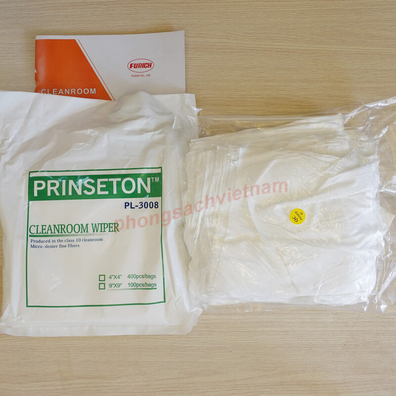 Khăn lau phòng sạch PL-3008 10 Khăn lau phòng sạch 3008 đóng gói