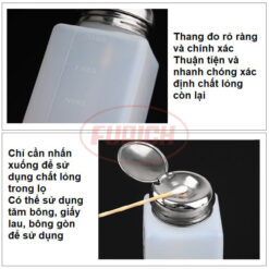 Sử dụng lọ đựng cồn