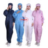 Quần áo phòng sạch liền thân liền mũ