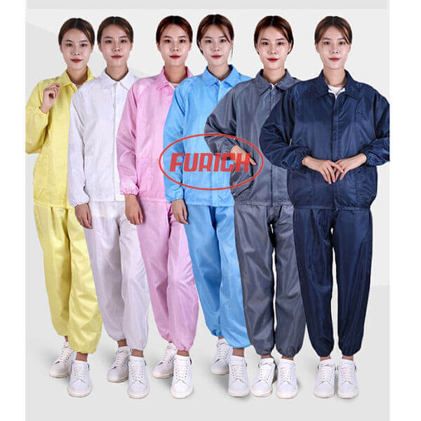Quần áo phòng sạch rời có nhiều màu