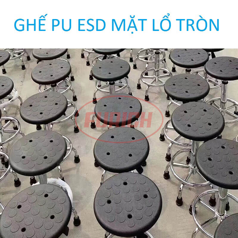 Ghế ESD mặt lổ tròn