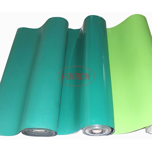 Thảm cao su chống tĩnh điện 9 Thảm chống tĩnh điện màu xanh